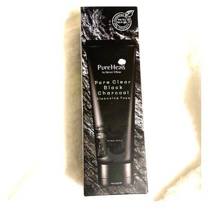 COPY - PUREHEALS pore clear black charcoal cleansing foam